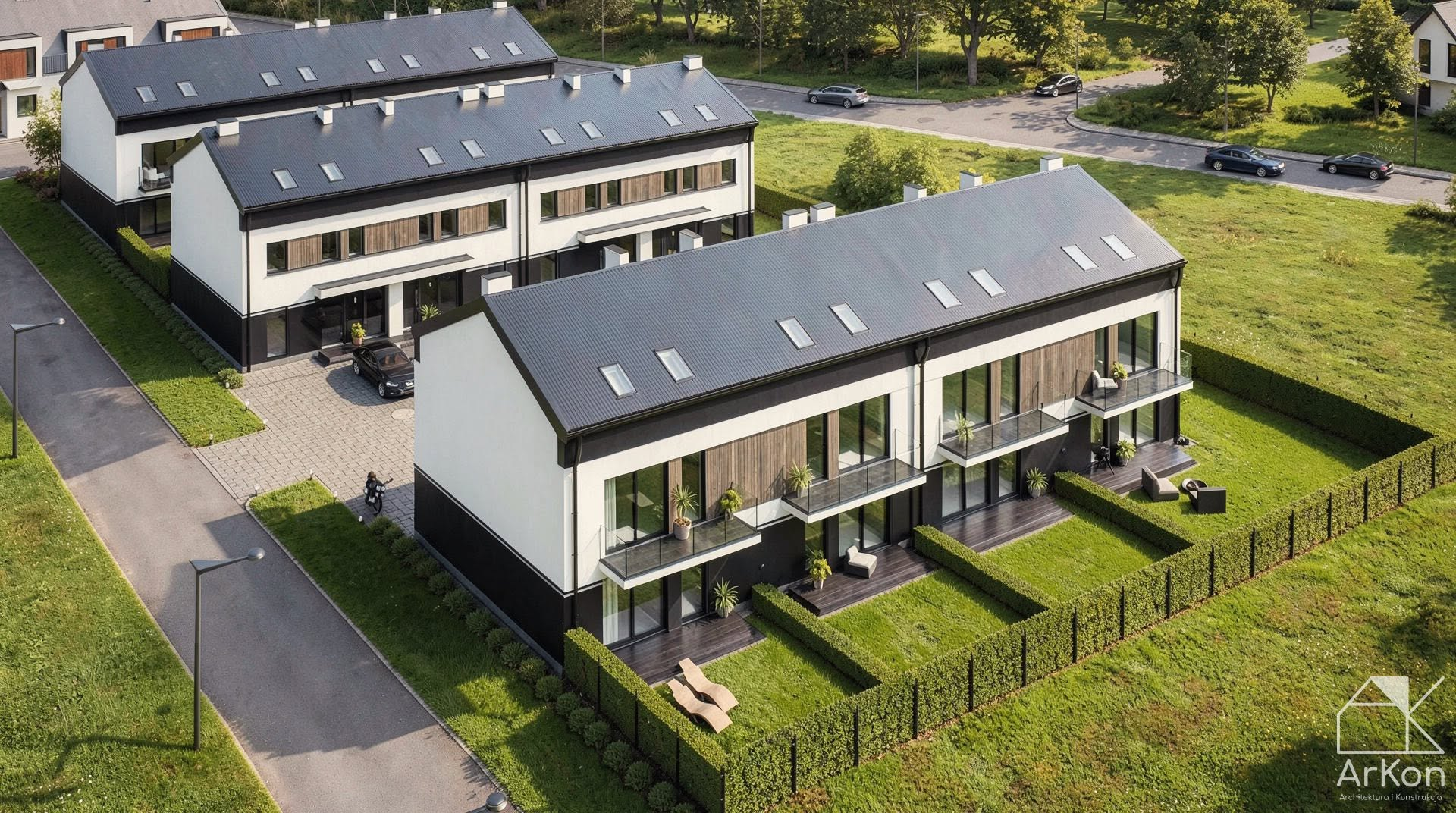 Projekt osiedla domów szeregowych w Bochni